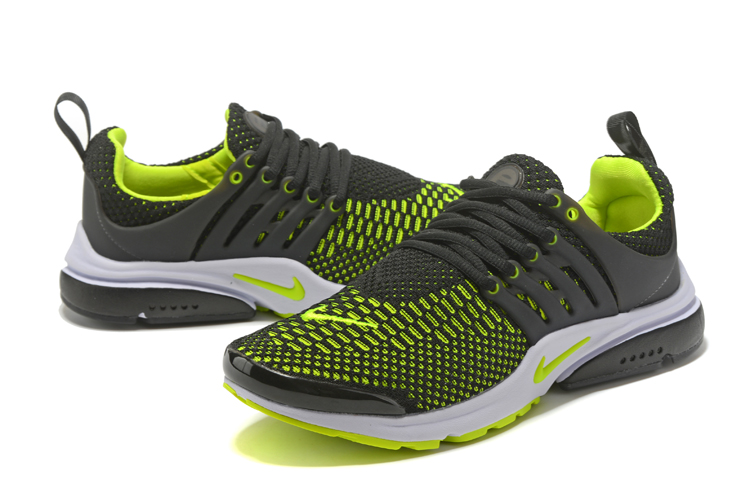 New Nike Air Presto Flyknit Ultra Low Black Green Running Shoes